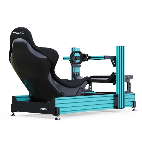 RSeat A1 Pro Formula светло син кокпит