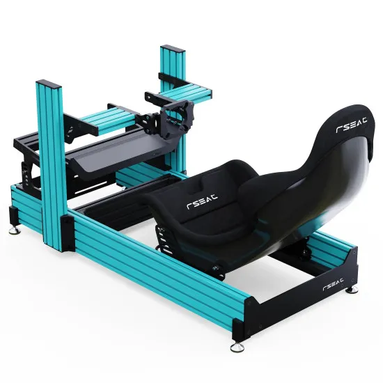 RSeat A1 Pro Formula светло син кокпит