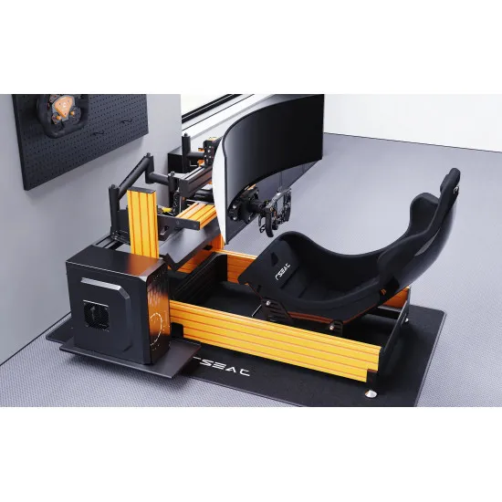 RSeat A1 Pro Formula оранжев кокпит