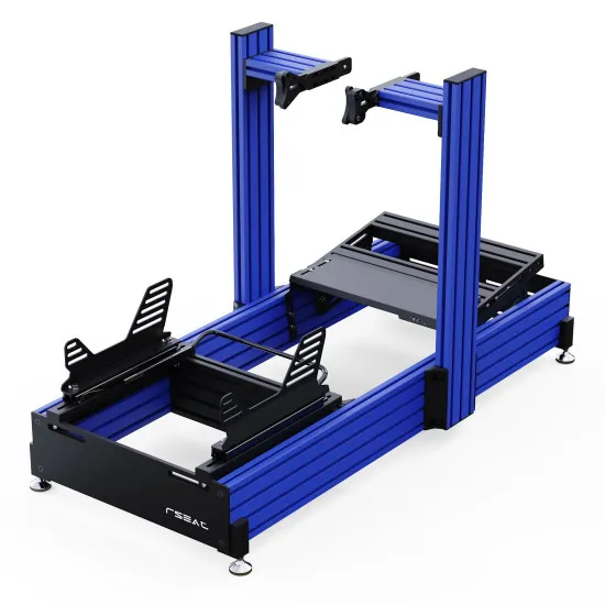 RSeat A1 Pro GT - синьо шаси