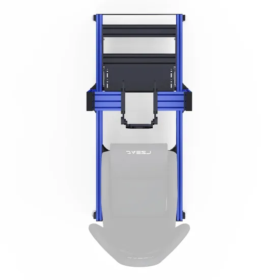RSeat A1 Pro GT - синьо шаси