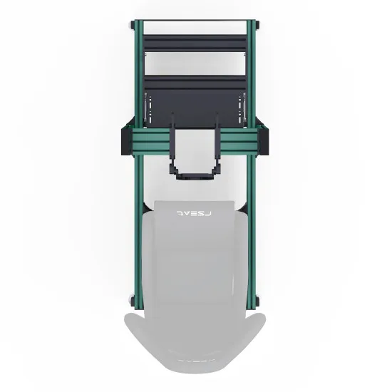 RSeat A1 Pro GT - зелено шаси