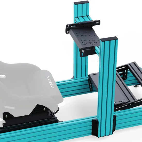 RSeat A1 Pro GT - светло синьо шаси