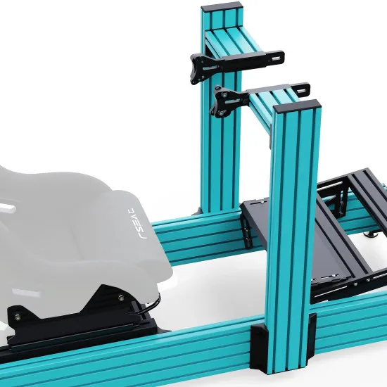 RSeat A1 Pro GT - светло синьо шаси