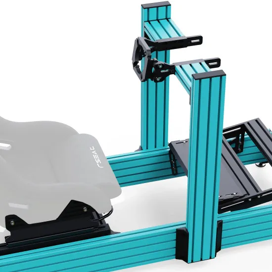 RSeat A1 Pro GT - светло синьо шаси