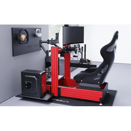 RSeat A1 Pro GT - червено шаси