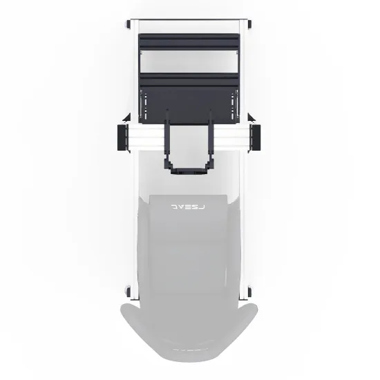 RSeat A1 Pro GT - бяло шаси