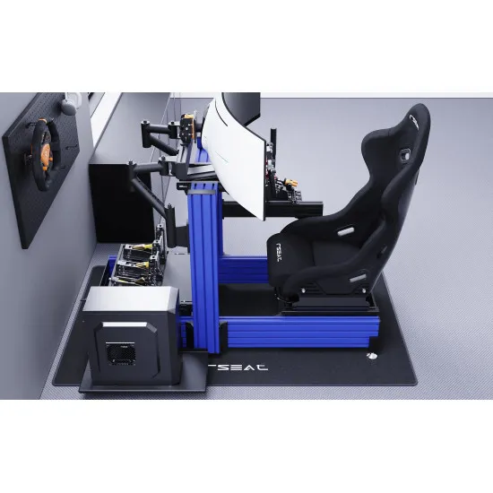 RSeat A1 Pro GT син кокпит