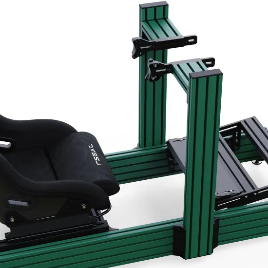 RSeat A1 Pro GT зелен кокпит