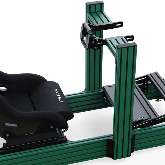 RSeat A1 Pro GT зелен кокпит