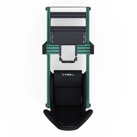 RSeat A1 Pro GT зелен кокпит