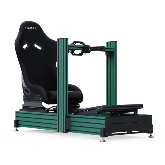 RSeat A1 Pro GT зелен кокпит