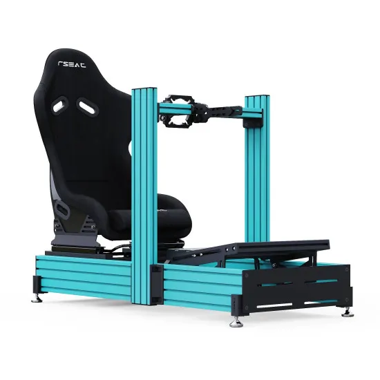 RSeat A1 Pro GT светло син кокпит