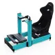 RSeat A1 Pro GT светло син кокпит