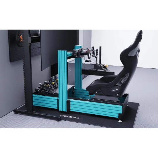 RSeat A1 Pro GT светло син кокпит