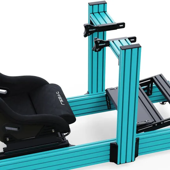 RSeat A1 Pro GT светло син кокпит