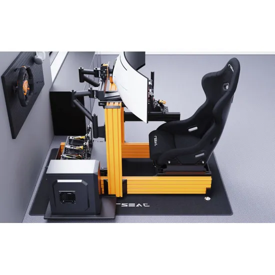 RSeat A1 Pro GT оранжев кокпит