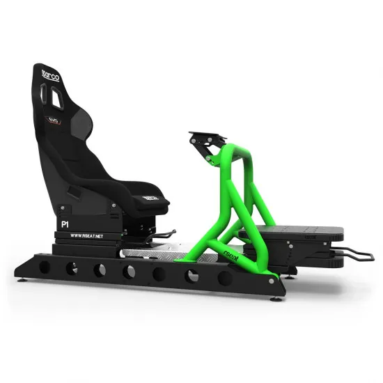 RSeat P1 - Зелен + Sparco EVO седалка