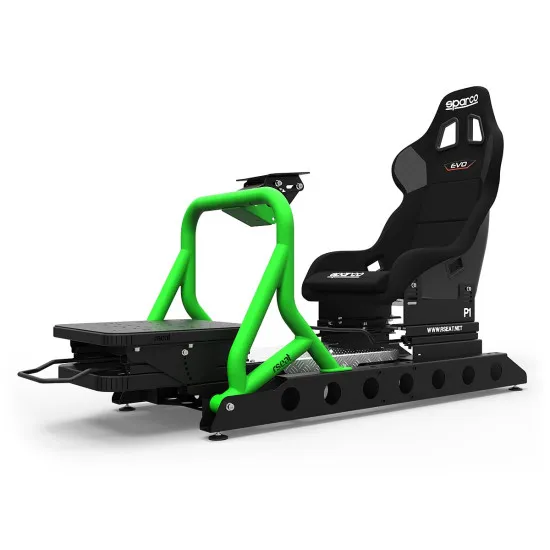 RSeat P1 - Зелен + Sparco EVO седалка