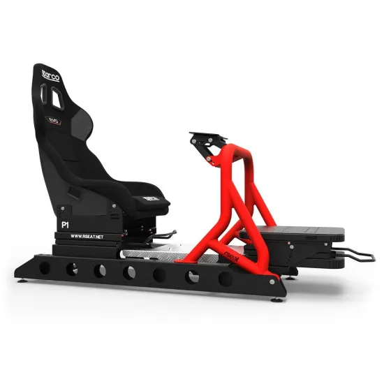 RSeat P1 - Червен + Sparco EVO седалка
