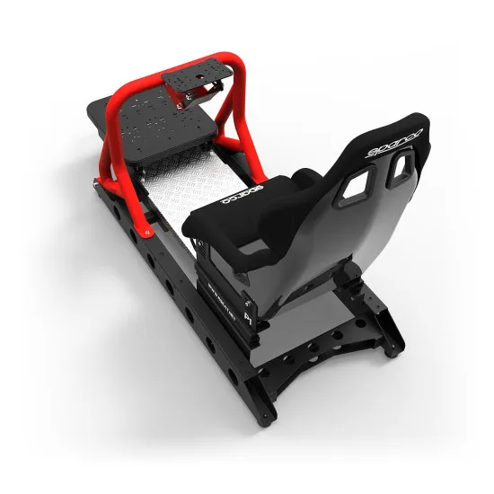 RSeat P1 - Червен + Sparco EVO седалка