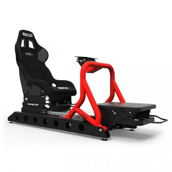 RSeat P1 - Червен + Sparco EVO седалка