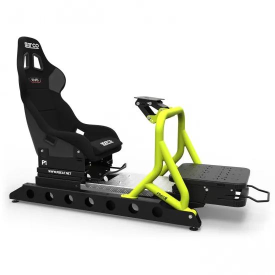RSeat P1 - Жълт + Sparco EVO седалка