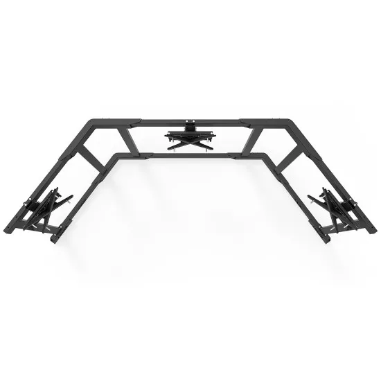 RSeat TX90 Black - Стойка за три екрана от 65 до 90 инча