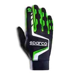Sparco HYPERGRIP+ Ръкавици - Черно и зелено