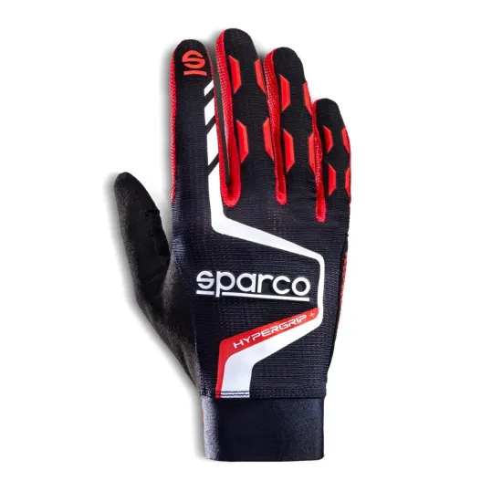 Sparco HYPERGRIP+ Ръкавици - Черно и червено