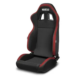 Sparco R100 - Сгъваема седалка - Черно и червено