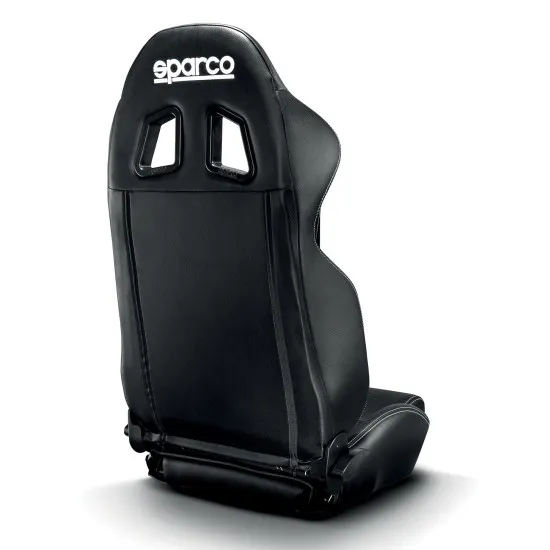 Sparco R100 Sky - Сгъваема седалка - Черна кожа