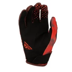 Fly Racing Kinetic Blur Gloves - Red / Maroon