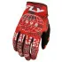 Fly Racing Kinetic Blur Gloves - Red / Maroon