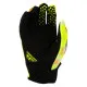 Fly Racing Kinetic Blur Gloves - White / Hi - Vis / Orange