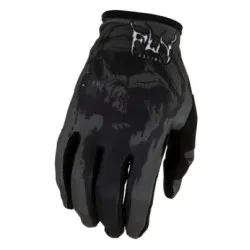 Fly Racing Lite Dark Series Gloves - Grey / Black