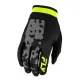 Fly Racing Lite Flake Детски ръкавици - Grey / Hi - Vis / Black