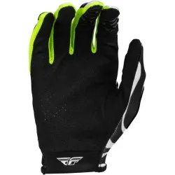 Fly Racing Lite Uncaged - Black / White / Neon Green