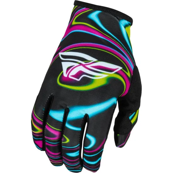 Fly Racing Lite Warped - Black / Pink / Electric Blue