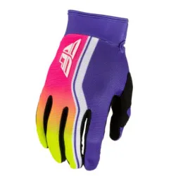 Fly Racing Youth F-16 Raze Детски ръкавици - Purple / Red / Yellow
