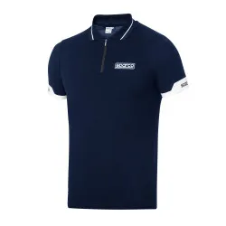 Sparco Polo Zip MY2024 - Тъмносиньо