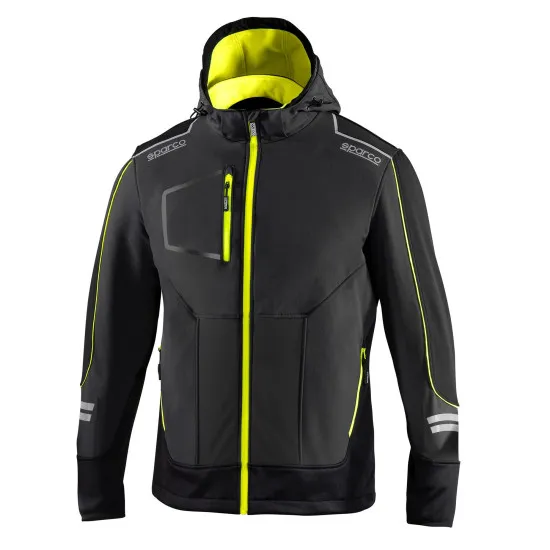 Sparco Soft-Shell Tech York - Сив / Жълт
