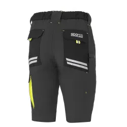 Sparco Tech Laredo Light Къси панталони - Тъмно сив / Жълт