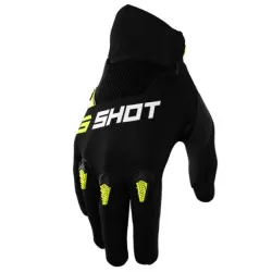 Shot Devo Neon Детски ръкавици Yellow