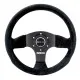 Sparco 300 велурен волан - черен