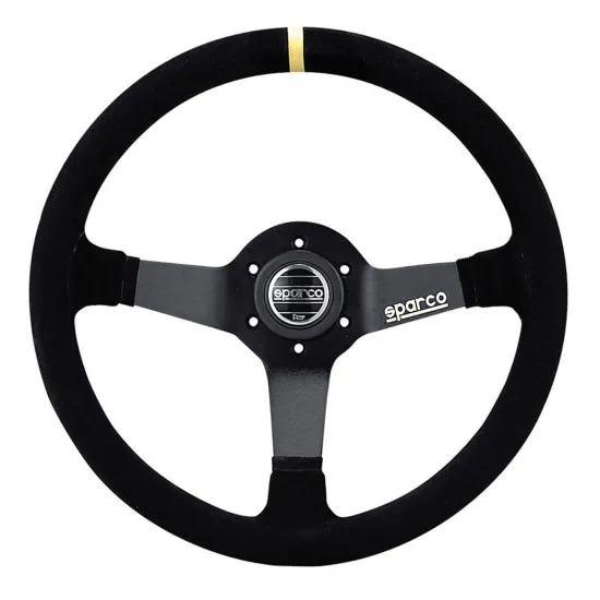 Sparco 345 Suede Steering Wheel - Black