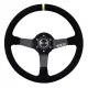 Sparco 345 Suede Steering Wheel - Black