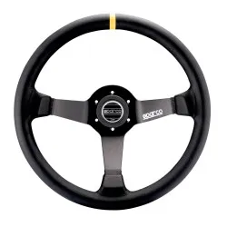 Sparco 345 Suede Steering Wheel - Black