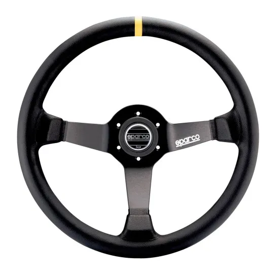 Sparco 345 Suede Steering Wheel - Black