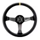 Sparco 345 Suede Steering Wheel - Black